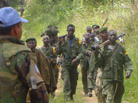 Government army battles rebels in east Congo