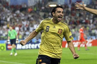 Xavi Hernandez of Spain named Euro-2008 best player