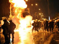 Athens Are Broken Out in Revolt against Government