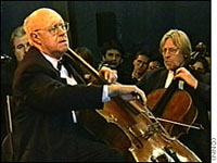 Rostropovich in Moscow hospital