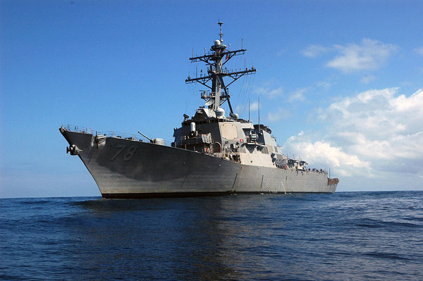 USS Porter enters Black Sea 'to maintain peace'. USS Porter