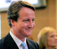 Britains's Cameron hopes to meet Bush