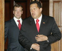 Hugo Chavez in Moscow Thinks First, Then Speaks
