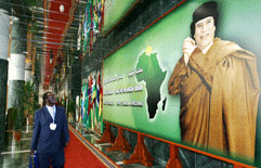 African Union summit hosted by Libya's leader Moammar Gadhafi