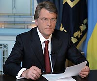 Ukraine's President Viktor Yushchenko visits Slovakia