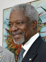 U.N. Secretary General Kofi Annan starts two-week African tour