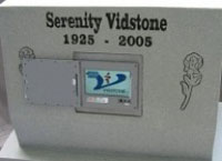 US produces high-tech tombstones with electronic scrapbooks