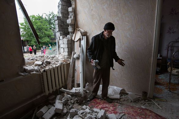 Average American doesn't care if kids are blown to pieces in Donbass. Nazis destroy churches in Donbass