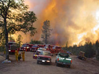 CA wildfires evacuees return back to devastated areas