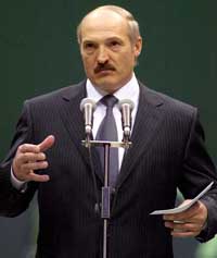 Belarus' leader accuses West of pressure