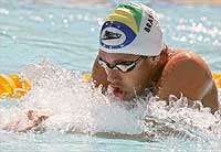 Swimmer Pereira doesn't like to be called phenomenon