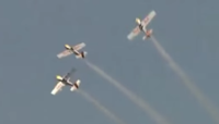 Planes of aerobatic team collide midair at Aero India 2015. Video. Czech planes collide midair