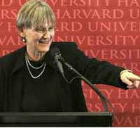 Harvard names historian as first female president