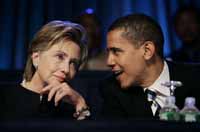 Hillary Clinton and Barack Obama fight over Iraq war