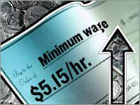 Minimum wage increases first in 10 years