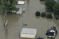 George W. Bush declare north-central Ohio a disaster area