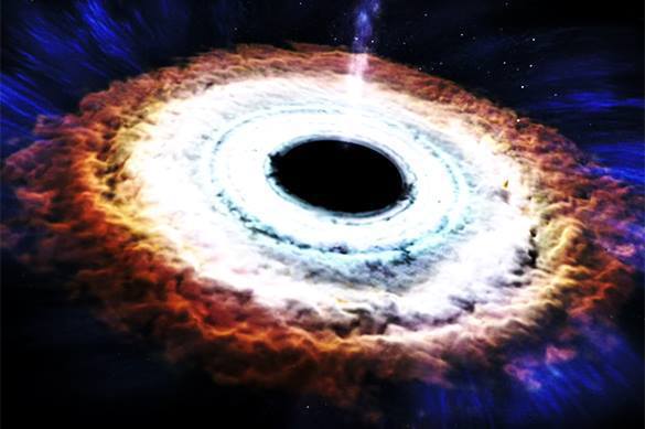 NASA shows video of black hole devouring star. Black hole eats star