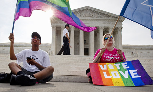 Perversion in America: Gay Pride. Gay law in USA