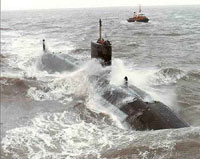 Explosion occurs on board British nuclear submarine, killing two