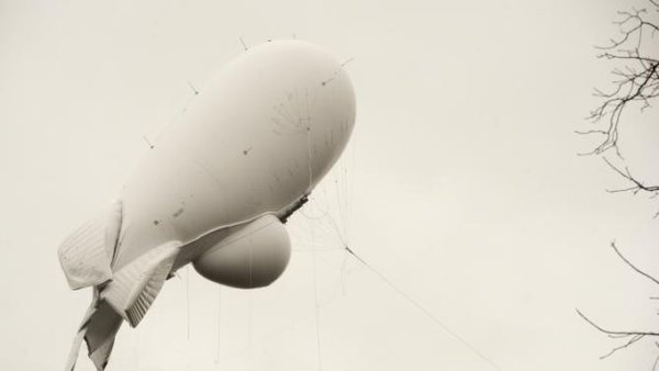 Army blimp worth $180m breaks loose from tethers, floats above Pennsylvania. Army blimp drifting