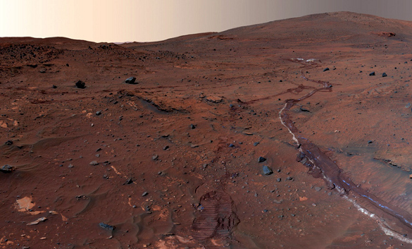 NASA unveils photos of gigantic natural walls on Mars. 59676.jpeg