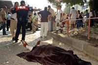 Five explosions in Turkey spread panic among tourists