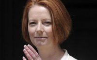 Australia's first female prime minister retains office. 46691.jpeg