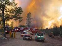 Fire threatens island resort in California, burns several homes