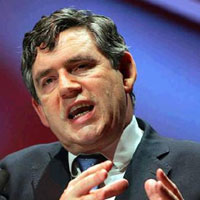 Britain's Gordon Brown launches his company