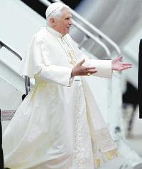 Pope Benedict XVI gives his first major speech in Brazil