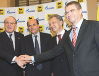 Gazprom and Eni to build 10bln Euro pipeline