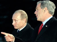 Putin and Bush start exchanging scathing remarks again