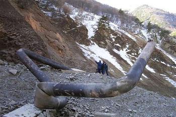 Gas pipeline explosion