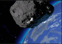 Asteroid Apophis, spirit of evil and destruction, approaches Earth