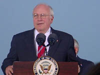 Cheney assures the world that Russia will not become enemy of America