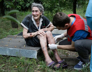 Hundred-year-old woman from Donetsk loses her leg after shelling. 53754.jpeg