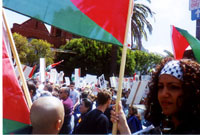 Thousands of Palestinians protest against  economic boycott by the West