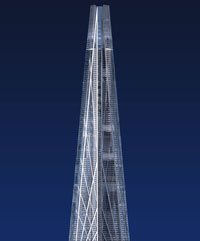 Russia Tower to become tallest in Europe when completed in 2012