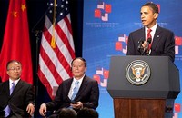 Barack Obama Meets Chinese Students