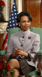 Condoleezza Rice meets with democracy activists