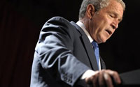 Bush claims progress in Iraq campaign. Again