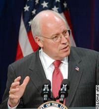 Cheney meets with Croatian president