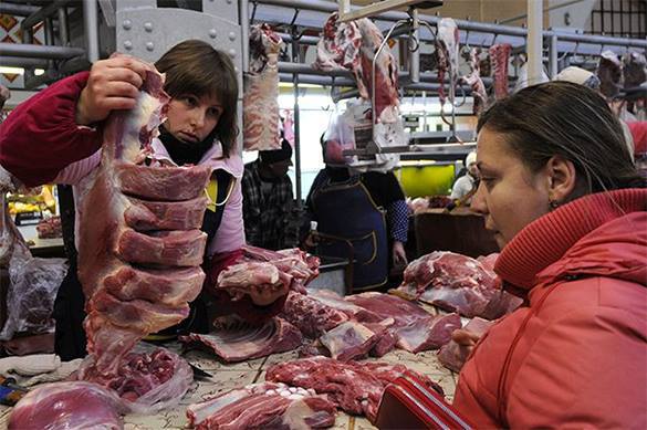 Russia to ban imports of all Ukrainian food products in 2016. Russian food embargo extends to Ukraine