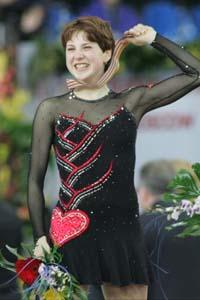 Slutskaya is satisfied with her ice-performance
