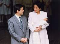 Japan's baby prince served with first festive meal