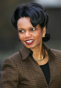 Condoleezza Rice today praises Australia's support
