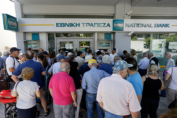 Greek banks are open, no money to get. Greece