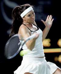 Jelena Jankovic drives Elena Dementieva out of U.S. Open