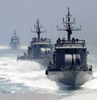 South Korea's Naval Ship Sinks near North Korea Coast