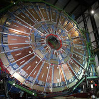 Protons Smash Head-on at Hardon Collider, Release Massive Energy